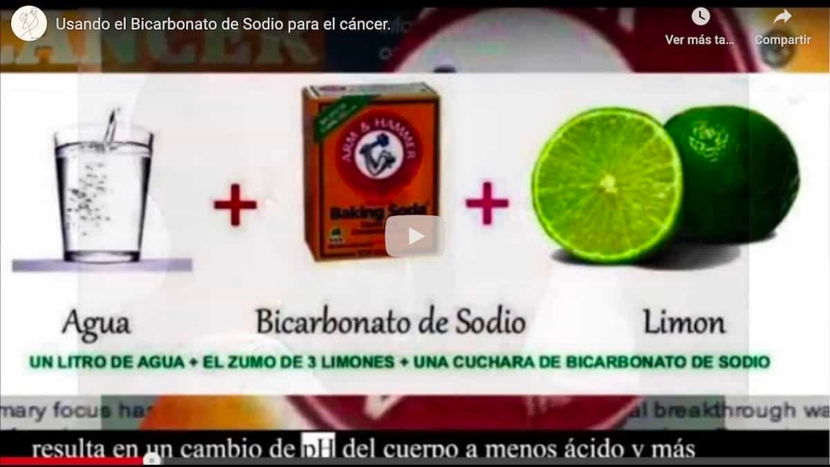Usando el bicarbonato para el cáncer.