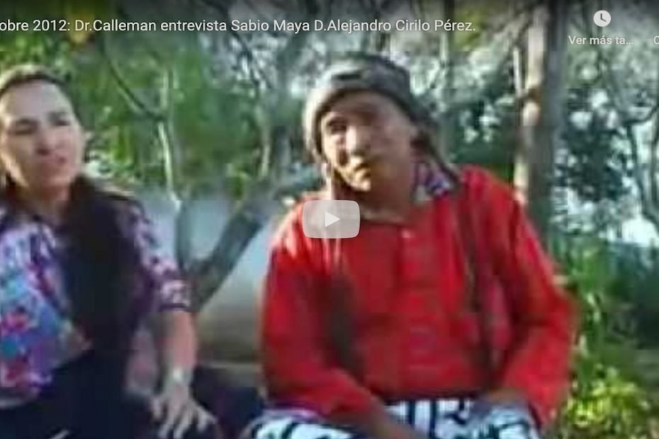 Entrevista Sabio Maya Alejandro Cirilo sobre el 2012.